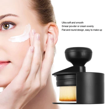 

Round Seal Makeup Brush Short Handle Flat Face Foundation Concealer Powder brush Air Brush Loose powder Makeup Brush Makeup Tool