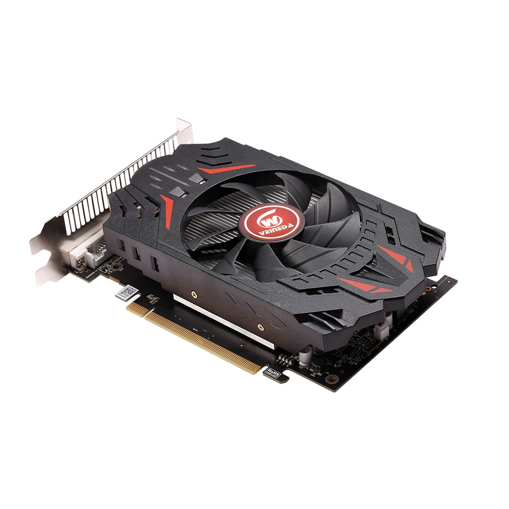 Видеокарта VEINIDA Radeon Rx550 GPU 4 ГБ Gddr5 3 0 бит Pci Express Directx12 для настольных ПК|Графические