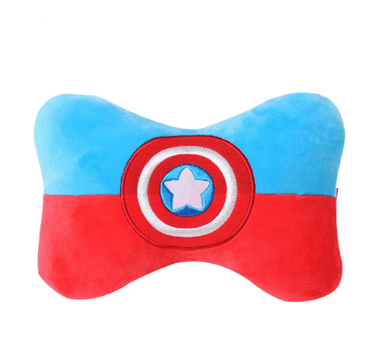 1 Disney Marvel Автомобильная подушка Kawaii серии Капитан Америка Человек-паук Автомобильная подушка, подушка для дивана креативная подушка - Цвет: 1