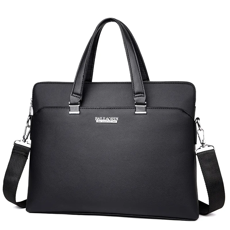 

Winter New Style Men's Bag Handbag Business Casual MEN'S Briefcase-One-Shoulder Oblique Place of Origin Goods