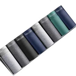 Men's Boxer Shorts Printed Boxers Underpants Male Stretch Shorts Comfortable Underwear Breathable Men Plus Size Boxer Tangas 4XL