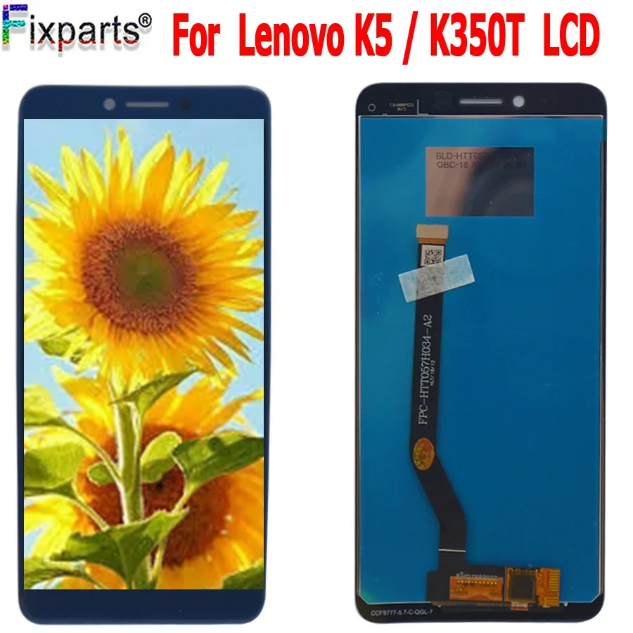 ЖК дисплей с дигитайзером сенсорного экрана 5 7 дюйма для Lenovo K5 K350T k350 T Замена