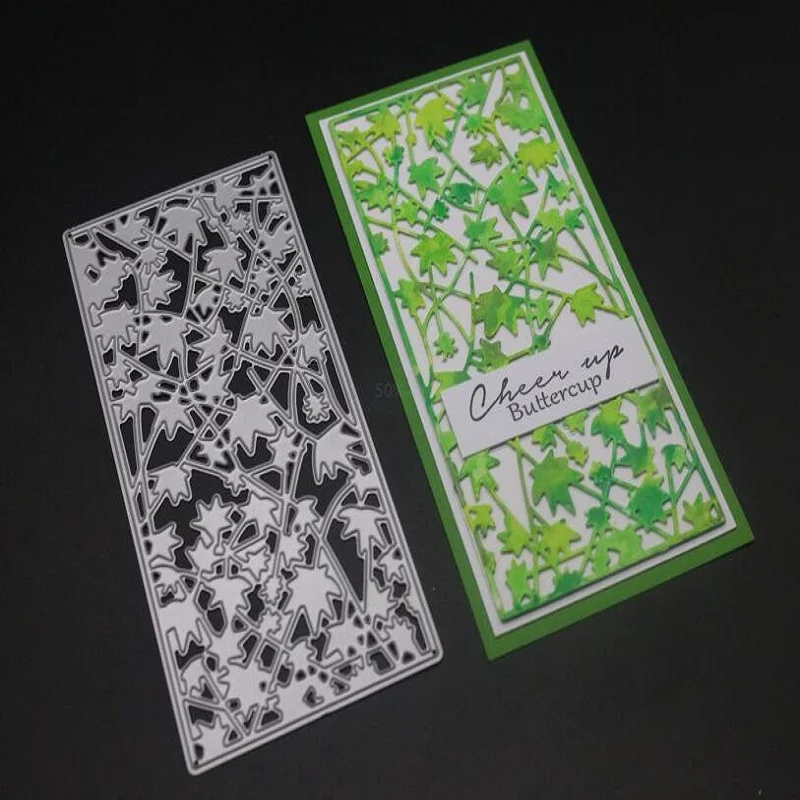  Leave background Metal craft cutting Dies for DIY Scrapbooking Photo Album Decorative Embossing Pap - 4000419984464