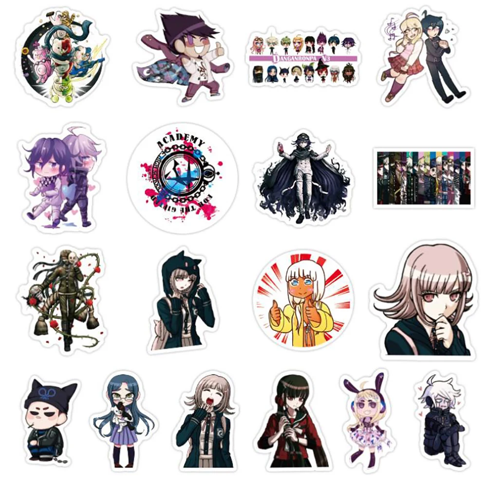 50 шт игра Danganronpa граффити наклейки автомобиль мотоцикл путешествия багаж телефон