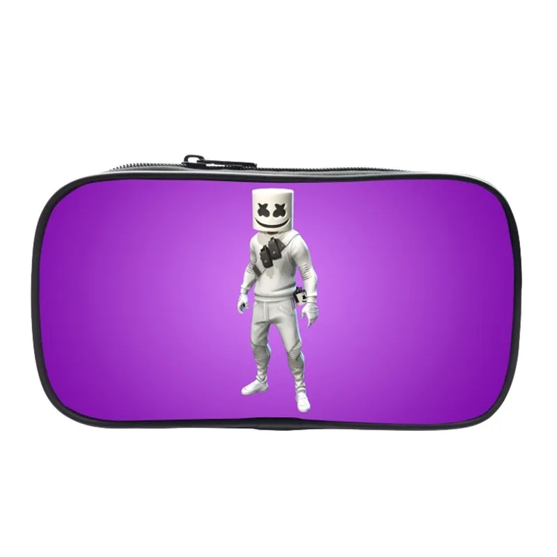 

DJ Marshmellow Cosplay Creative Pencil Case Anime Nara Cosplay Raptor Pencil Case For Kids Girl Boy stationery bag