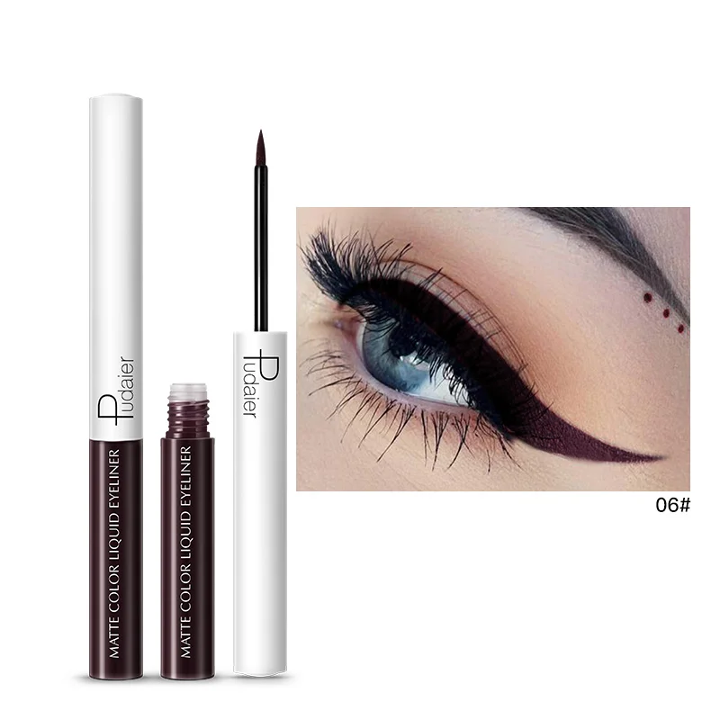 15 Color Matte Liquid Eyeliner Quick Dry Waterproof Eye Liner Pencil Brown Purple Cosmetic Makeup Tool TSLM2 |