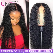 Волосы UNICE парик 13*4/6 кружевные передние человеческие волосы парики предварительно выщипанные с детскими волосами бразильские кудрявые человеческие волосы парик 360 кружевные передние парики