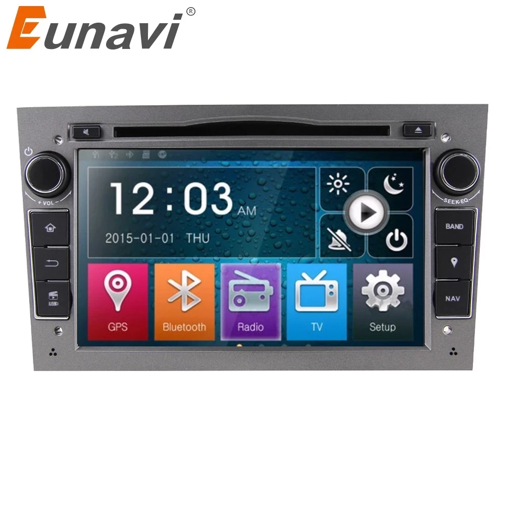 Eunavi 2 Din Car Dvd Radio Pc In Dash Autoradio Stereo Per Vauxhall Opel Astra H G J Vectra Antara Zafira Corsa Gps Specchio Link