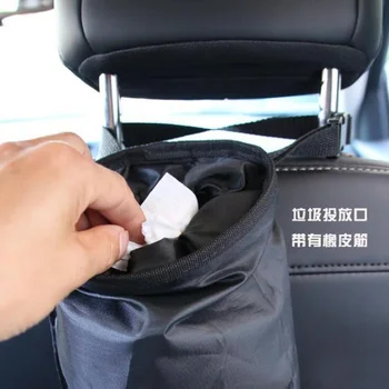 

Car seat back debris storage hanging bag for BMW E30 E34 E36 E39 E46 E53 E70 E60 E87 E90 E91 E92 Mercedes Benz W205 W203 A/B/C/E