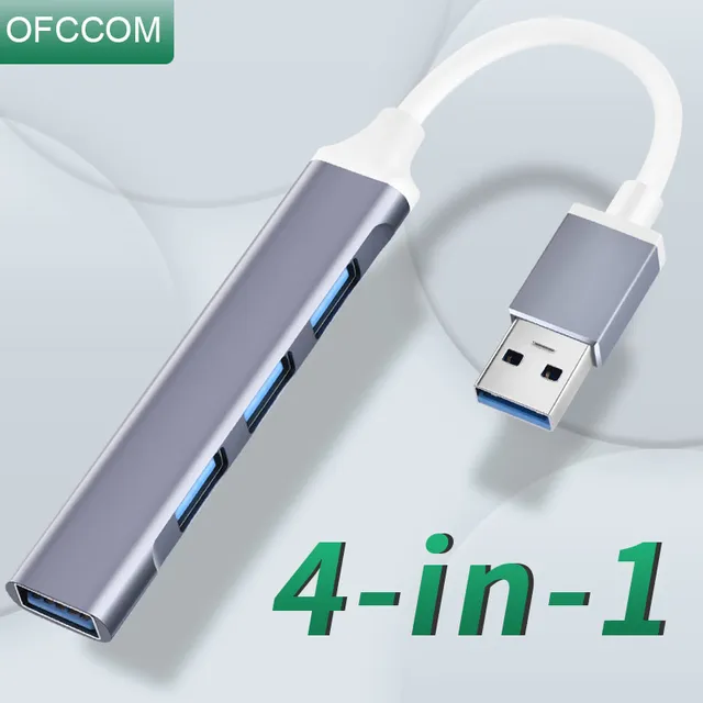USB C HUB 3.0 Type C 3.1 4 Port Multi Splitter Adapter OTG 1