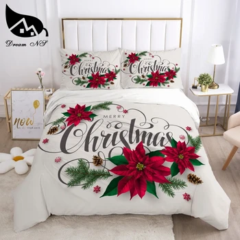Dream NS-juego de cama de Navidad, Textiles para cama y hogar, ropa de cama, juego de funda nórdica de Santa