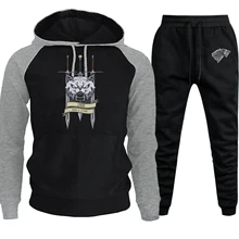 ^^Best Offers Game Of Thrones Autumn Winter 2019 New Streetwear Mens Hoodies Raglan Funny Print Suit Male Fleece Hooded+Sweatpants 2 Piece Set ^^Best Offers Game Of Thrones Autumn Winter 2019 New Streetwear Mens Hoodies Raglan Funny Print Suit Male Fleece Hooded+Sweatpants 2 Piece Set