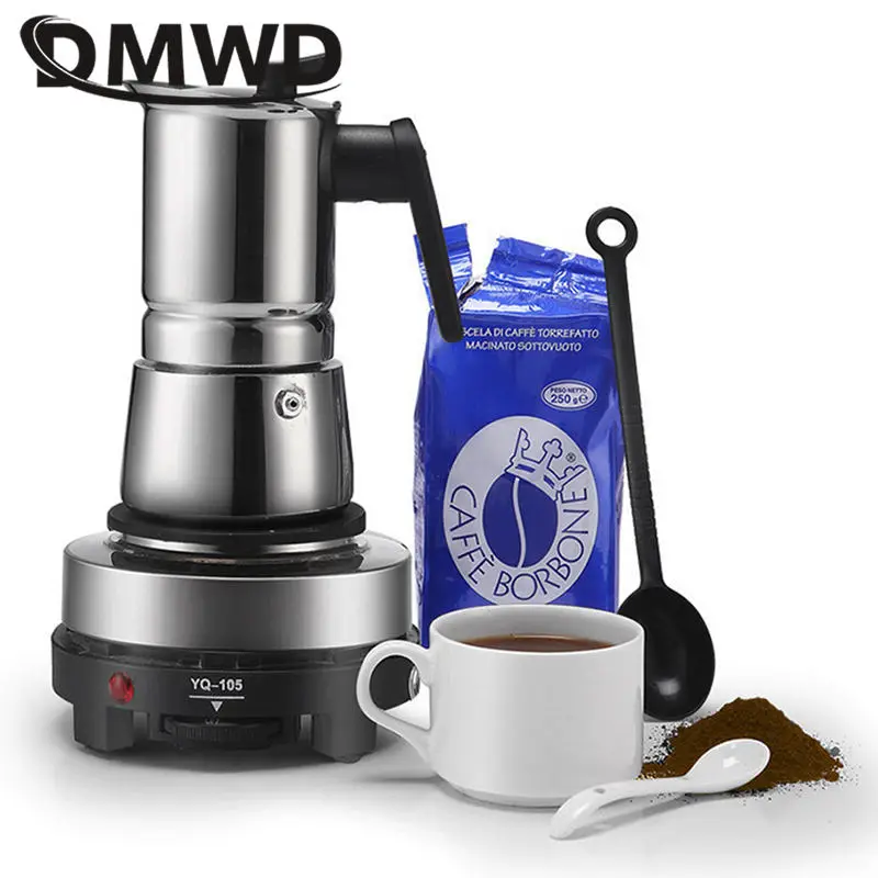 DMWD Moka pot coffee dedicated heating plate milk heater Small electric stove Power adjustable temperature control furnace electric stove boiler