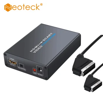 

Neoteck 1080P HDMI to SCART Converter alloy HDMI Input SCART Output Adapter Composite HD Videos Stereo Audio Adapter for TV DVD
