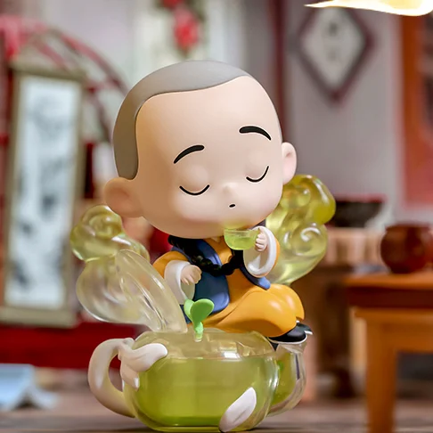 thumbnail image 1 of POP MART-figura de acción del pequeño monje Yichan, caja ciega de la serie China Delicacy, caja misteriosa, regalo de cumpleaños, 1 of 5