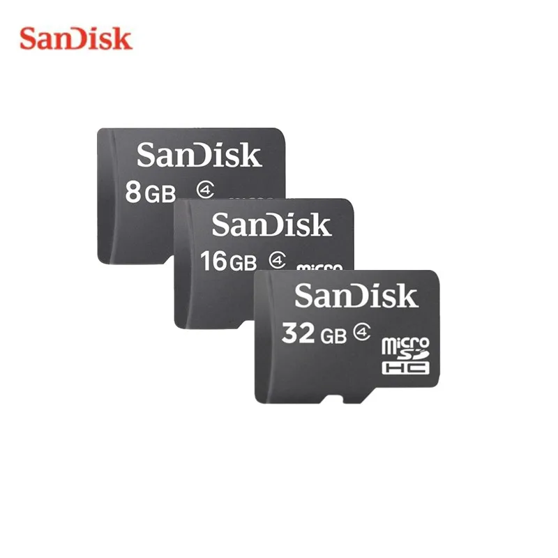 

Original Sandisk 8GB 16GB 32GB Micro SD SDHC Card TF Card Class 4 For Android Smartphone&Tablet Original