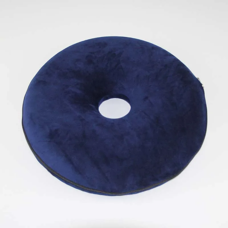 Путешествие Подушка для офисного стула Ортопедическая подушка для отдыха круглый из пены с эффектом памяти усилитель массажные на сиденья колодки - Цвет: deep blue