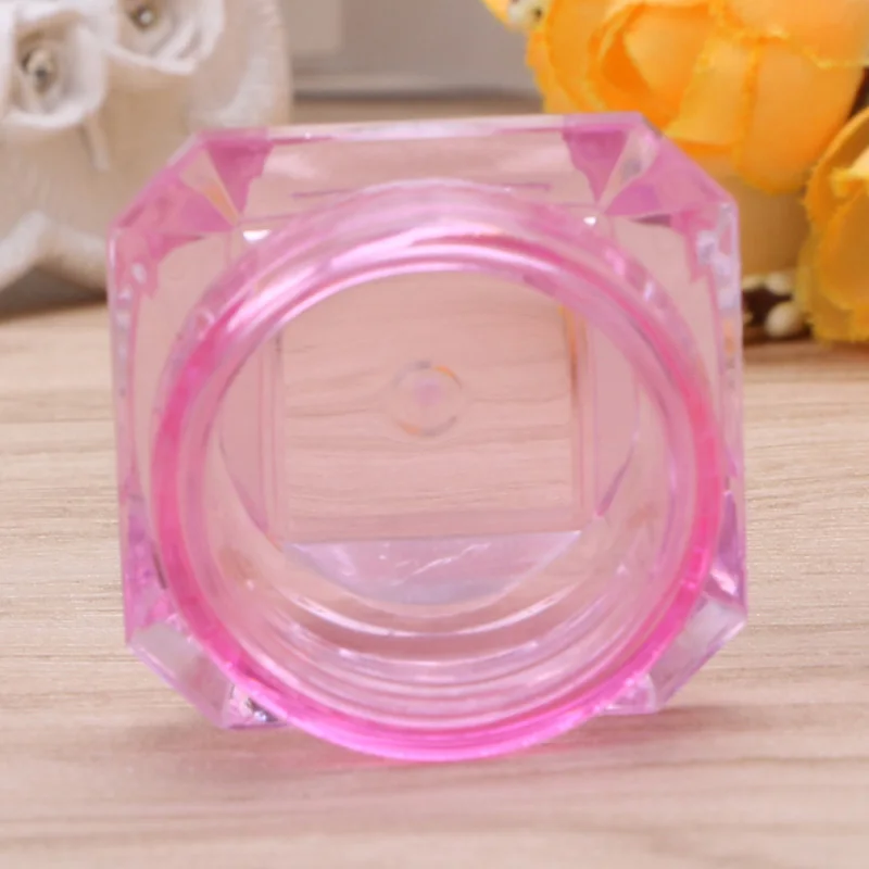 Travel Cosmetic Empty Jar Pot Eyeshadow Makeup Face Cream Lip Balm Container Box 2