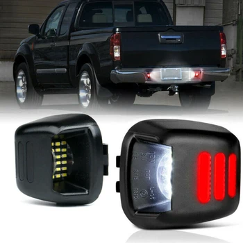 

2pcs Headlight LED Number License Plate Light Headlamp For Nissan Frontier Xterra Equator Car Headlights Bulbs