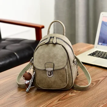 

2020 New Style Pu Fashion Backpack Women's Square Backpack Women's PU bag