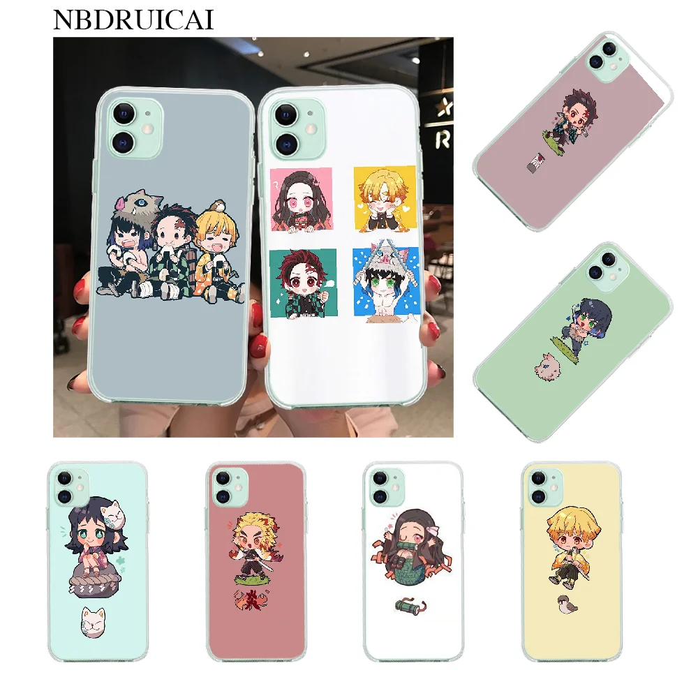 NBDRUICAI рассекающий демонов Kimetsu No Yaiba пользовательский DIY окрашенный чехол для