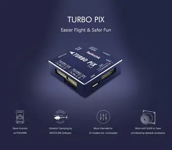 

Radiolink TURBO PIX V1.0 Module PPM SBUS Flight Controller In stock