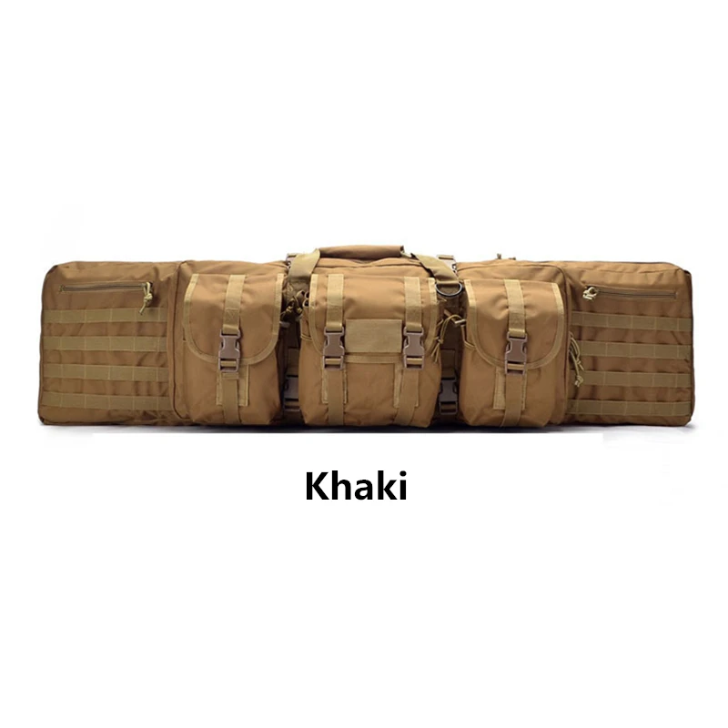Khaki 4" 120 см наружные рыболовные сумки 600D Oxford тяжелые функциональные сумки большой чехол сумка для удочки камуфляжное тактическое для охоты для стрельбы сумки - Цвет: Khaki