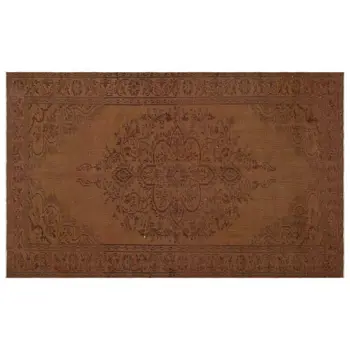 

Handmade Brown Vintage Overdyed Turkish Area Rug 155x254 Cm-5'1''X8'4''