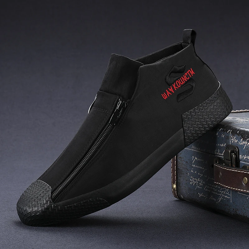 mens casual buckle shoes