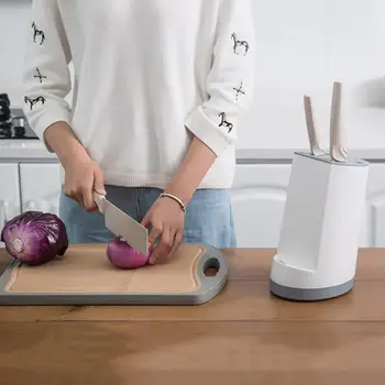 

General ABS plastic knife holder knife holder knife holder kitchen non-slip rubber mat storage rack kitchen furniture