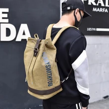 Большой Вместительный рюкзак, мужская дорожная сумка, рюкзак для альпинизма, Мужская Холщовая Сумка-мешок, мужские холщовые рюкзаки