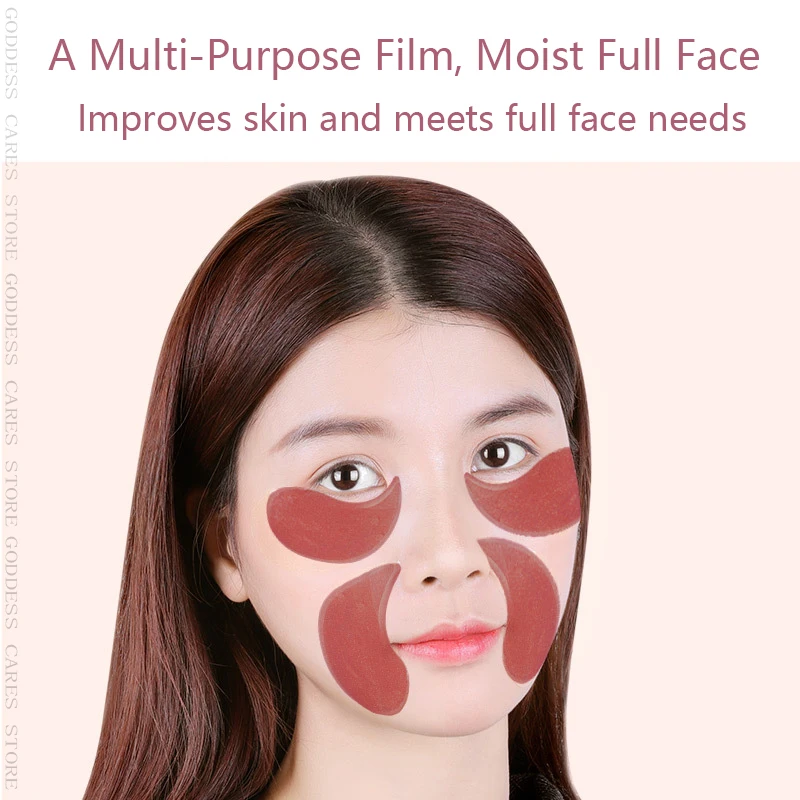 60 шт. фруктовый коллагеновый женьшень маска для глаз Антивозрастная увлажняющая