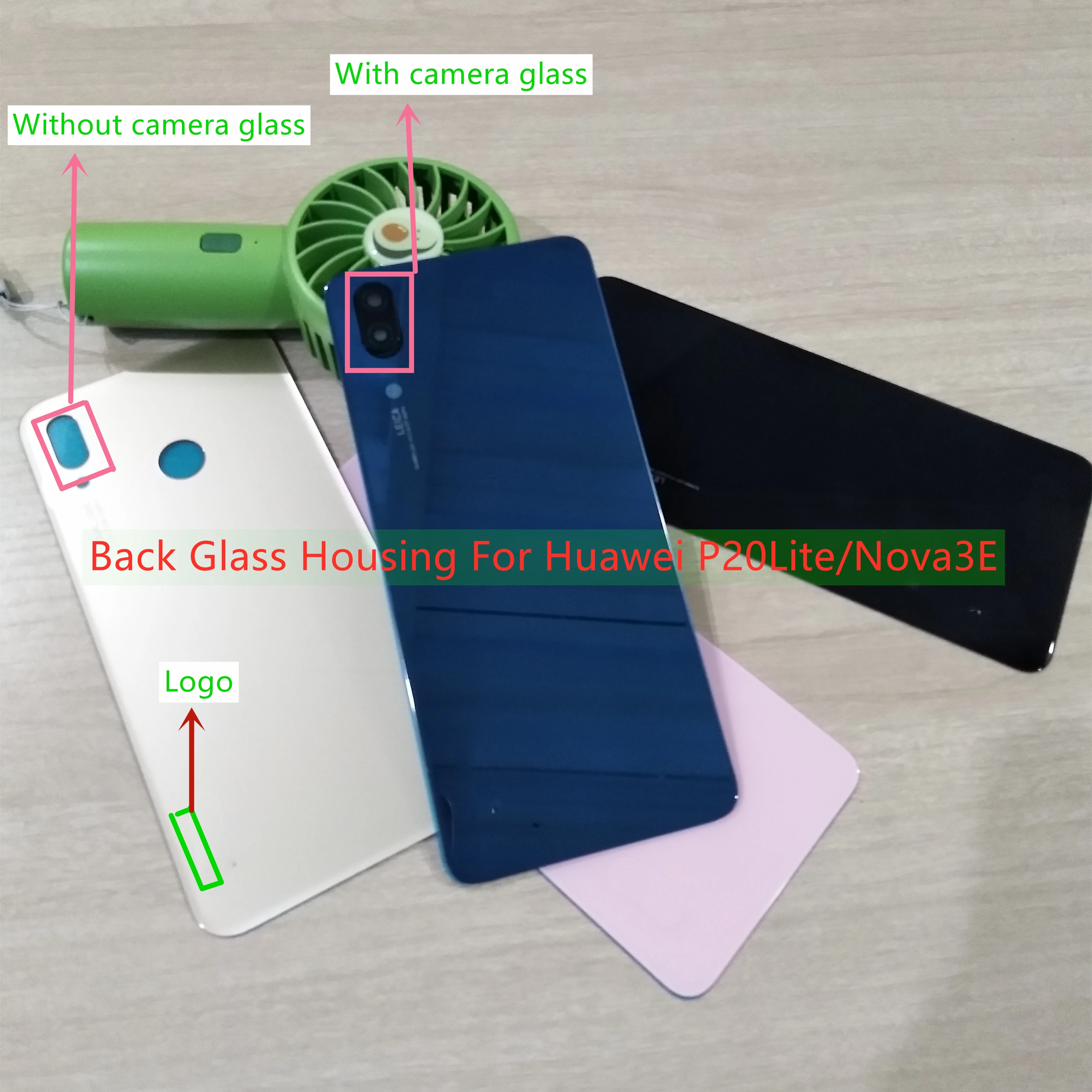 Задняя стеклянная задняя крышка для Huawei P20Lite аккумуляторной батареи|Бамперы| |