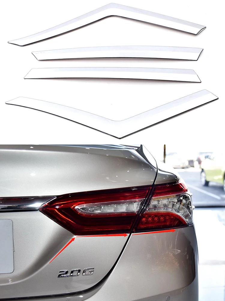 Для Toyota Camry 2018 2019 2020 8th XV70 задний фонарь декоративная яркая полоса Крышка