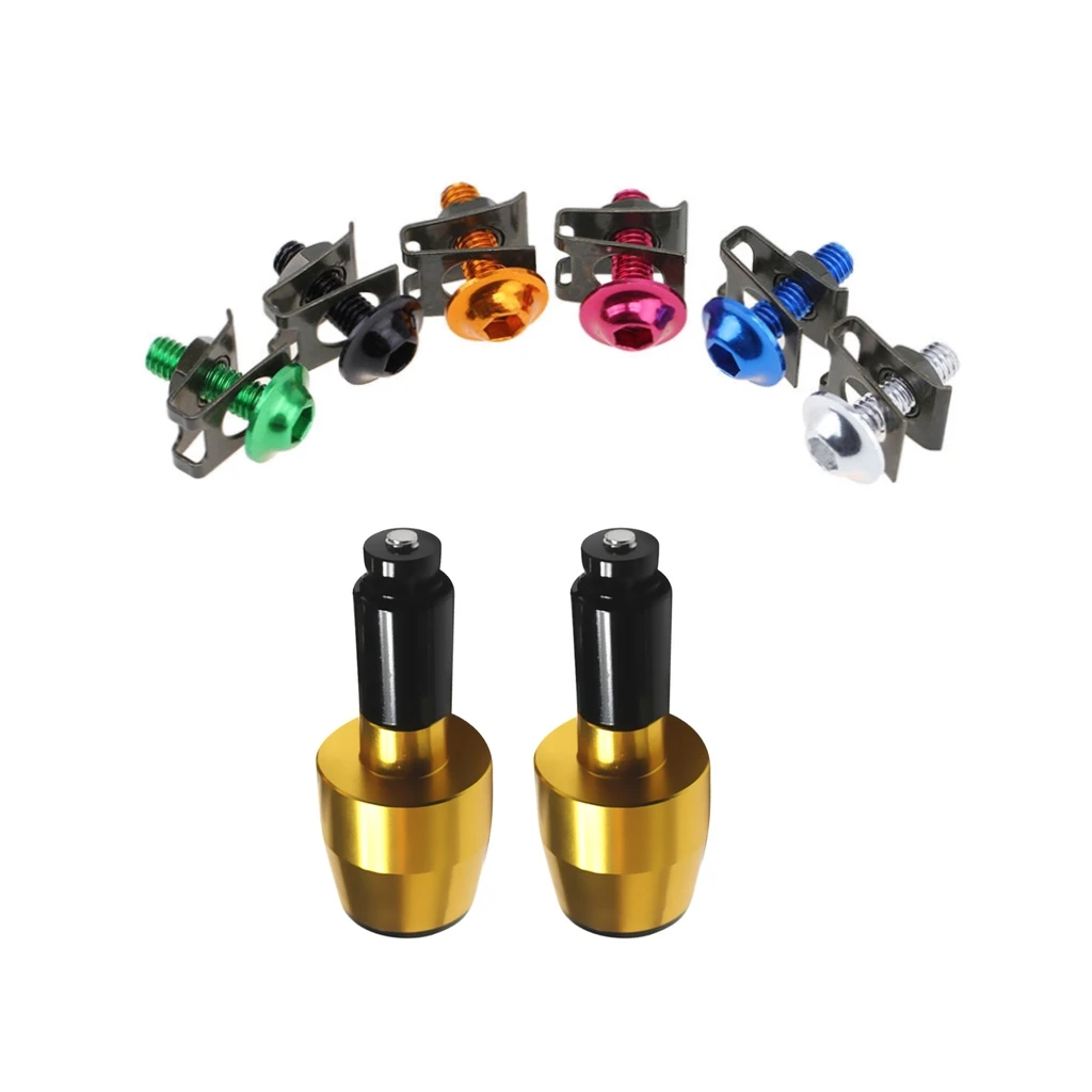 10x M6 крепежные зажимы винты гайки+ 2x мотоциклетные ручки для руля