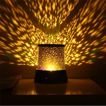 

LED Starry Sky Projection Battery Operated Night Light Romance Gypsophila colorful light for bedside bedroom Decoration Lighting