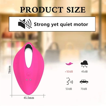 Wearable Panty Vibrator with Wireless Remote Control Panties Vibrating Patterns Clitoral Stimulator Sex Toys for Women Couples 2