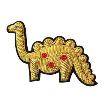 

Hand Embroidery Cartoon Dinosaur Brooch Cute Japanese Badge Pin Decoration Creative Wild Ins Tide Personality