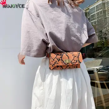 

New Fashion Handbags Skillful Manufacture Women Leather Fanny Waist Pack Serpentine Shoulder Crossbody Bags Money Pouch