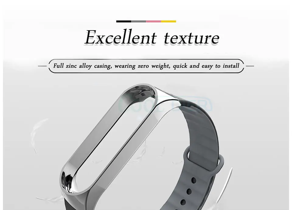 COOL DIER Mi Band 4 3 ремешок спортивный силиконовый металлический ремешок для Mi Band 4 3 Аксессуары для браслетов сменный ремешок Miband 4 3