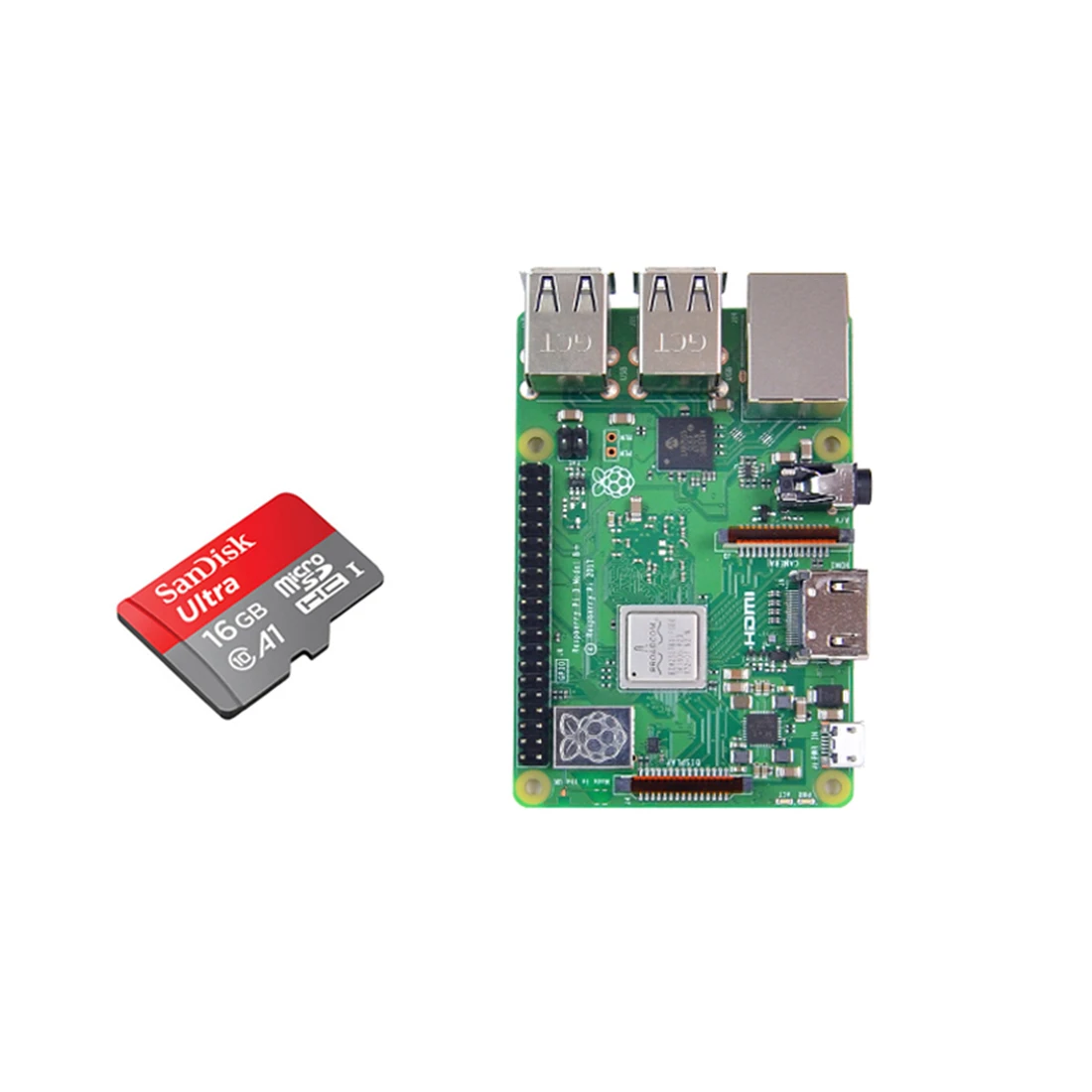

Programmable Robots Development Board With 16G Memory Card For Raspberry Pi 4 (1G/2G Running Memory)
