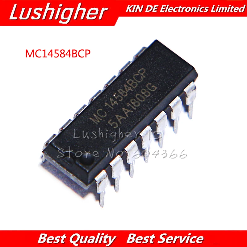 10 шт. MC14584BCP HD14584BP DIP14 MC14584 DIP 14 HD14584 DIP|Интегральные схемы| |