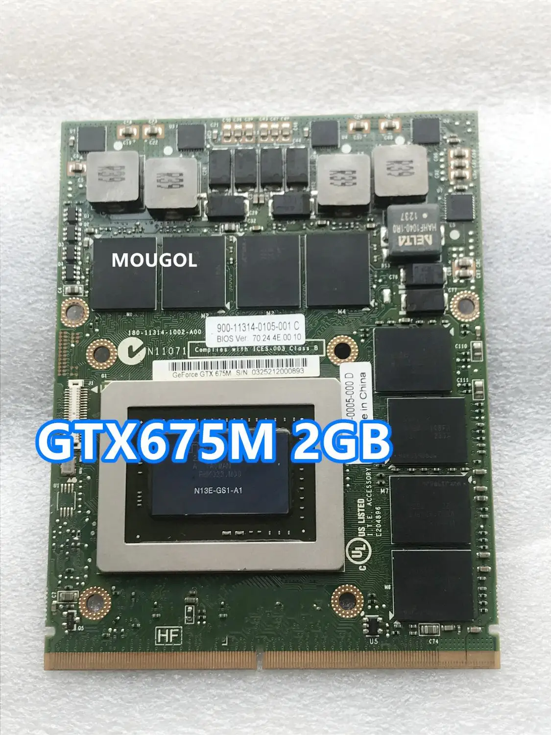 GTX675M GTX 675M N13E-GS1-A1 видео VGA карты для ноутбука MSI GT70 GT60 GX660R GT660 GT680 GT683DX GT783DX |