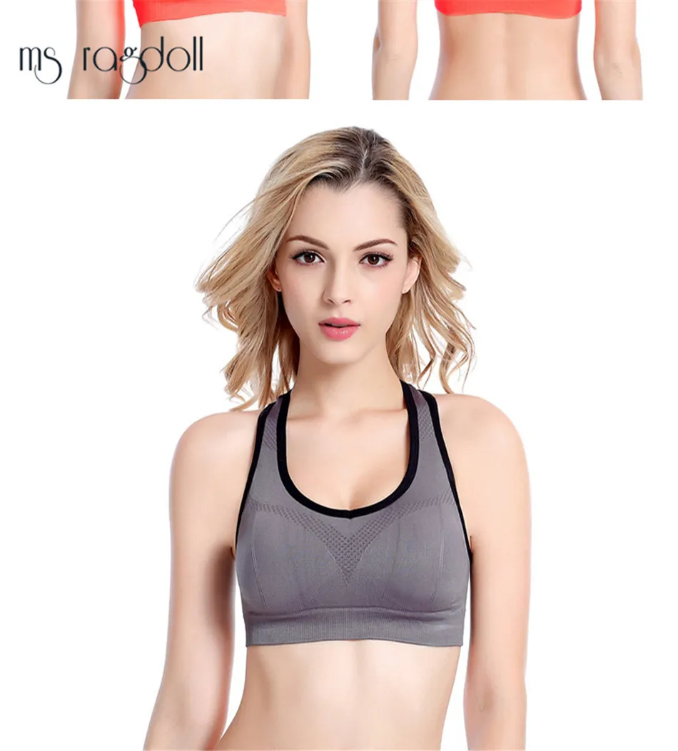 MS, Ragdoll, профессиональная майка, Deportivo Mujer, для спортзала, фитнеса, бега, Спортивный бюстгальтер, Спортивный женский бесшовный жилет с подкладкой