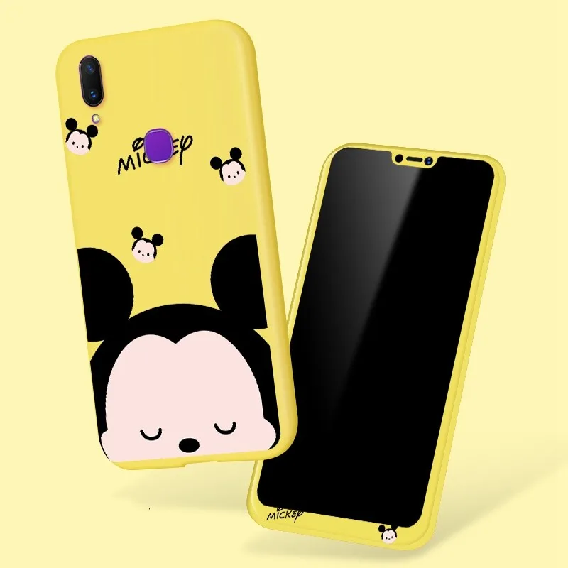 

Screen Protector+phone case for OPPO K3 A9 F11A7 F9 A7X A5 A83 A1 A59 front Toughened glass and All-inclusive frosted soft shell