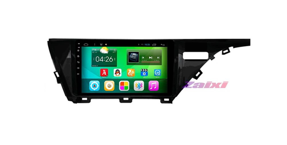 ZaiXi Android 2 Din Автомобильный Радио Мультимедиа Видео плеер Авто Стерео gps карта для Toyota Camry~ медиа Navi навигация