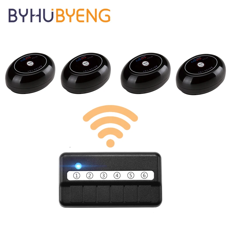 

BYHUBYENG Office Call Wireless Carillon Sans Fil Communicatie Apparatuur Customer Service Contact Dealer Button Kantoor Knop Bel