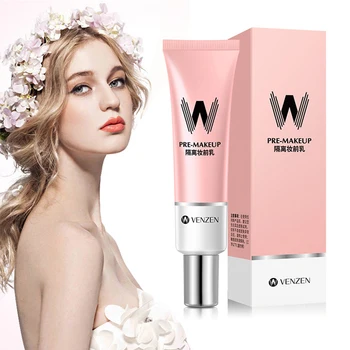 

Bright Hydrating Pink Isolation Makeup Pre-milk Base Concealer Cream Invisible Pore Cosmetics Brighten Makeup Face Beauty TSLM1
