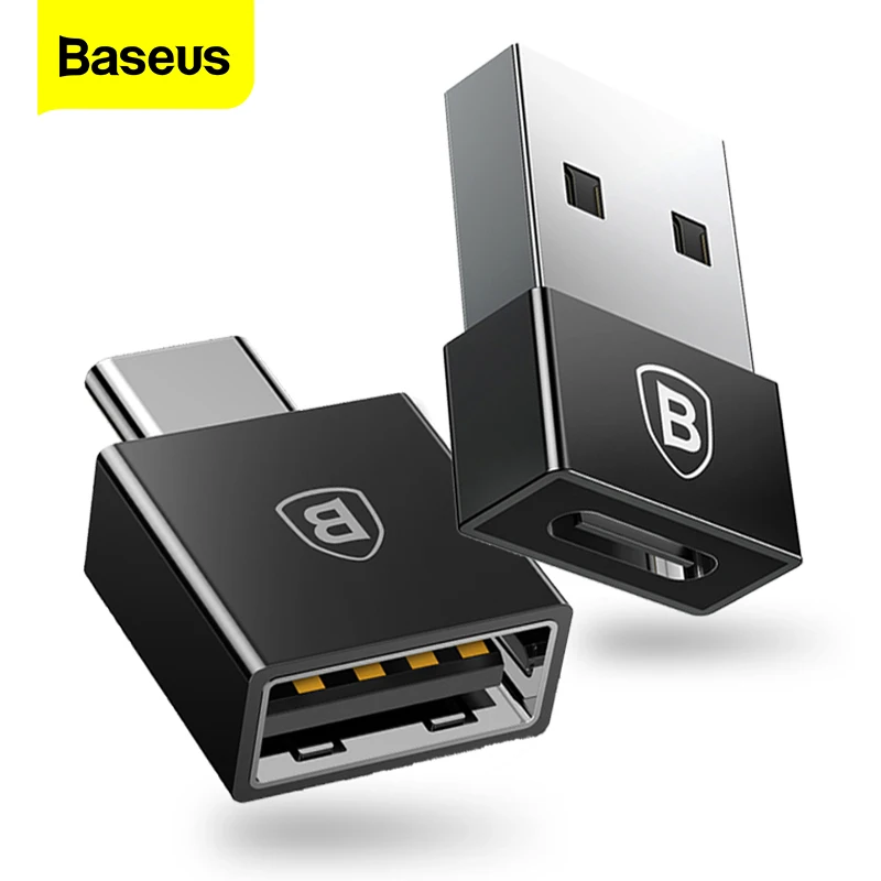 Адаптер Baseus OTG USB Type C преобразователь данных в Type-c адаптер для Samsung S9 S8 Xiaomi