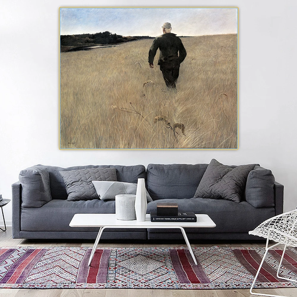Citon Andrew Wyeth 》 турецкий пруд 1944 картина маслом на холсте художественный постер